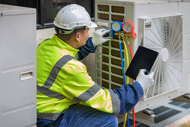 Professional Hvac technician working in Enterprise, WV
